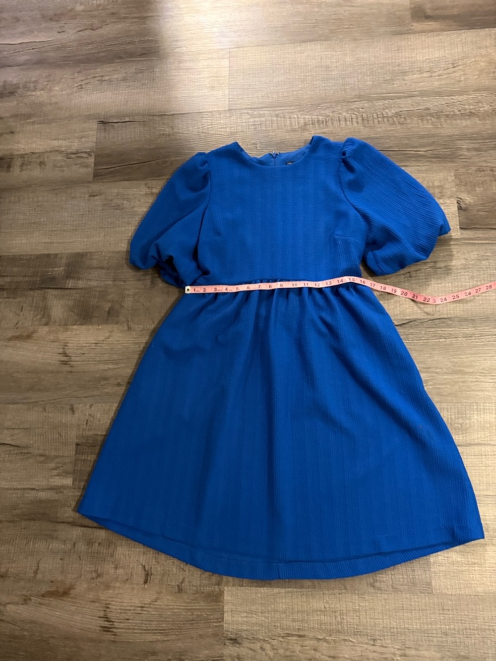 Women’s Royal Blue Puff Sleeve Dress